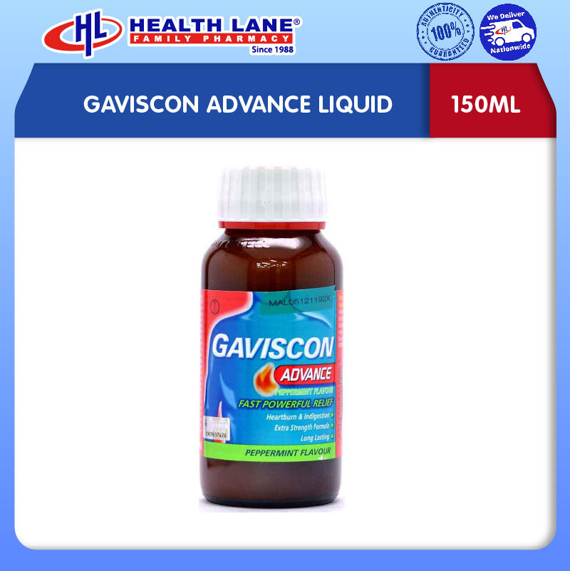 GAVISCON ADVANCE LIQUID (150ML)